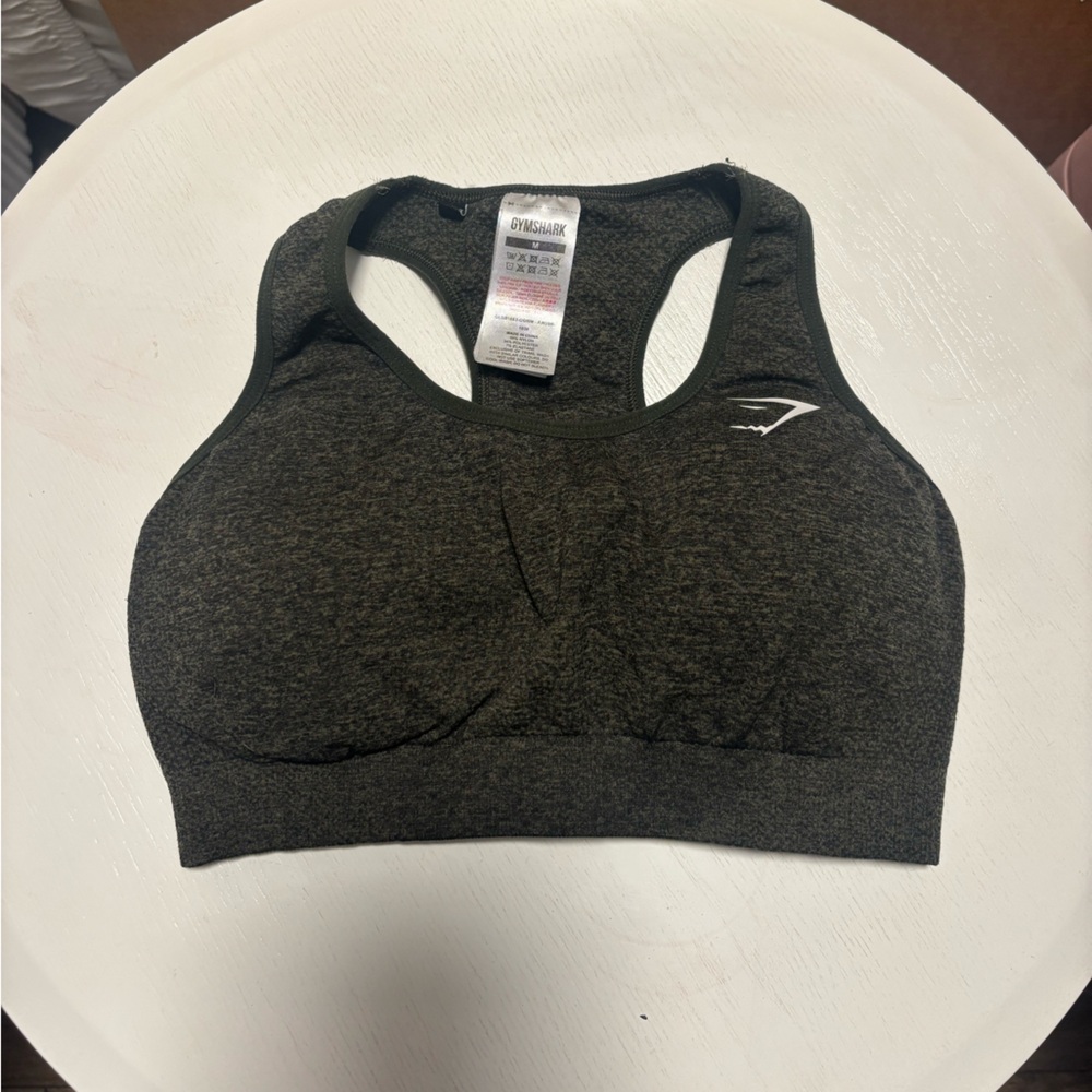 Gymshark Dark Green Sports Bra
